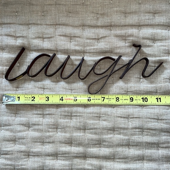 Live Laugh Love metal decor words - Picture 3 of 3